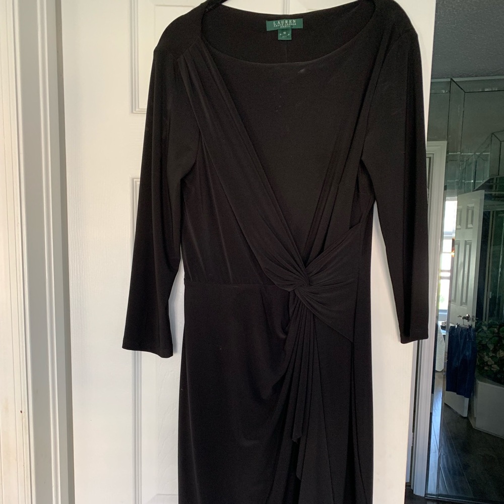 LAUREN Ralph Lauren black dress long sleeve
